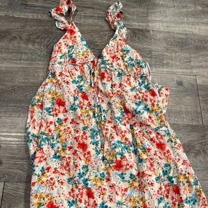 Kingston Grey Floral Dress Size M